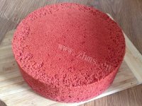 色泽鲜亮的红丝绒蛋糕的做法图解十四