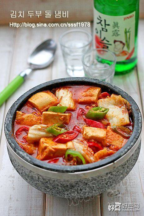 韩式辣白菜豆腐汤