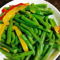 回味无穷的肉炒豇豆做法图解9)