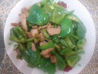 简易的菜椒炒肉