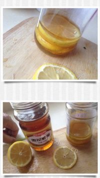 美味的蜂蜜柠檬水做法图解3)