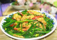 韭菜花炒蛋自制
