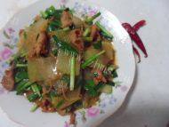 家常菜冬瓜炒肉片