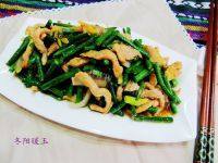 家常菜肉丝炒豇豆