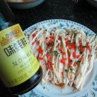 自己做的凉拌金针菇