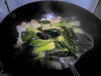 家常菜杏鲍菇炒青菜