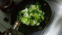 家常菜肉炒油菜做法图解6)