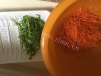 家常鱼香红薯胡萝卜丝做法图解3)