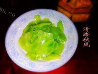 在家做的凉拌莴笋