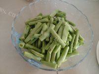家常菜蒜香刀豆做法图解2)