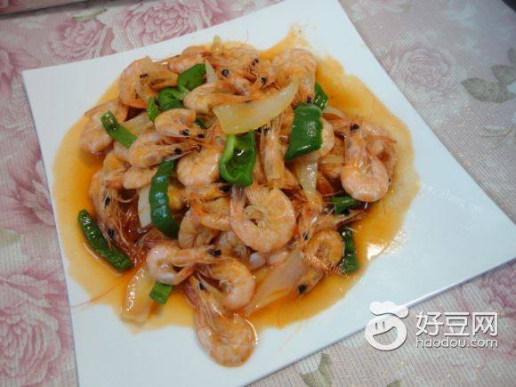 小炒海虾