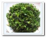 自己做的荠菜炒年糕做法图解1)