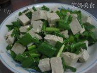在家做的小葱拌豆腐