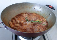 美味的啤酒烧牛肉