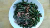 家常菜肉炒豇豆角