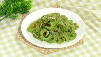 家常菜干煸苦瓜