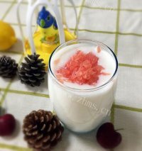美食西柚椰奶西米露做法图解4)