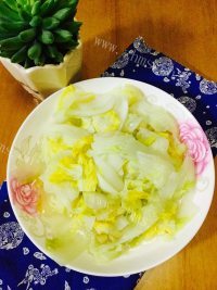 家常菜清炒大白菜做法图解7)