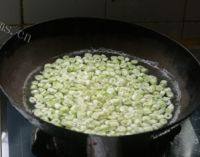肉末橄榄菜炒芸豆做法图解3)