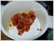 自制辣白菜煎饼做法图解3)
