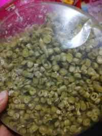 酸豆角炒肉末做法图解1)