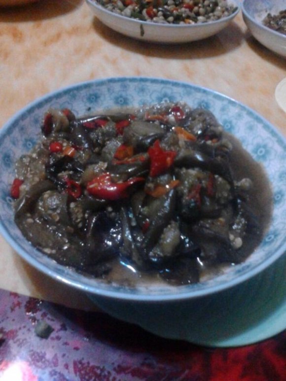 独特的油焖茄子
