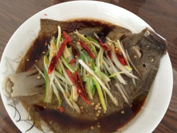 五味俱全的清蒸多宝鱼
