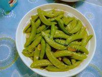 家常菜蒜香甜豆