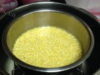 颜色好看的玫瑰馅绿豆糕做法图解2)