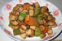 家常豉椒炒豆腐