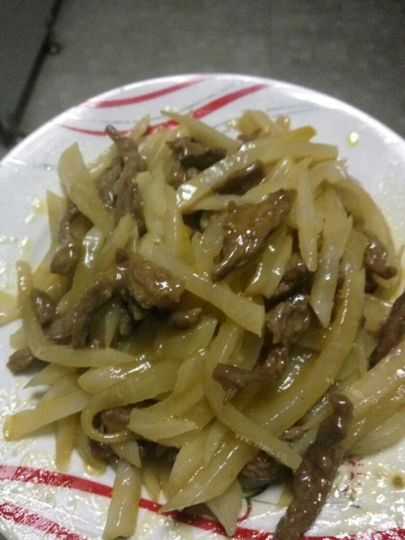 萝卜炒牛肉