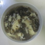 自己做的紫菜鸡蛋汤