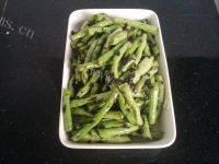 橄榄菜炒豆角做法图解6)