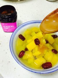 清凉的蜂蜜红枣南瓜做法图解5)