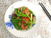 家常菜蒜薹炒腊肉