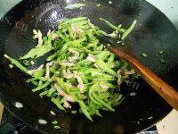 家常菜扁豆炒肉丝