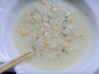 家常鸡茸玉米羹做法图解6)