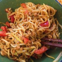 美味的拌面
