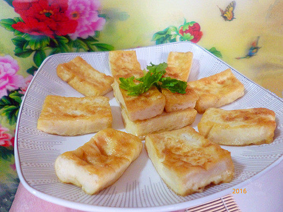 营养丰富的煎豆腐