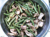 家常菜猪肉炒豆角