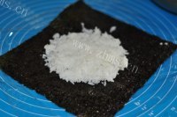 好吃海苔米汉堡做法图解6)