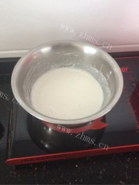 椰汁桂花糕做法图解3)