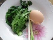 美味的小白菜疙瘩汤做法图解1)