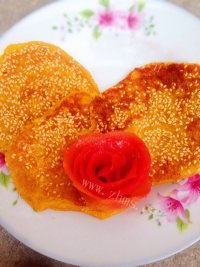 自制南瓜芝麻饼