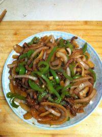 家常菜洋葱炒肉丝