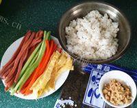好吃的什锦火腿寿司做法图解1)