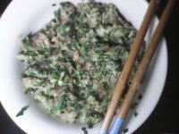 珍馐美味的韭菜盒子做法图解2)
