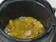 美味的南瓜烧鸭腿