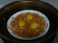 美味的肉饼蒸蛋做法图解6)