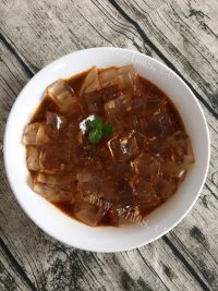 开胃酸辣白凉粉做法图解10)